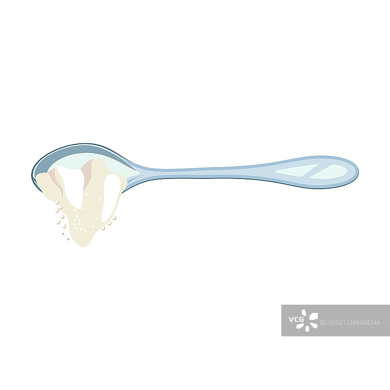 勺子面团图标卡通图标图片素材