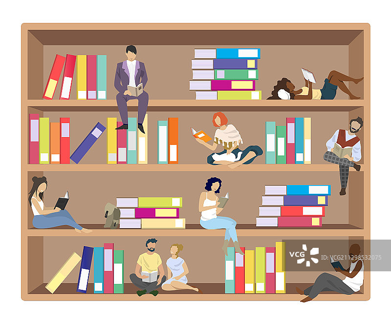 交叉预订概念扁平风格设计图片素材