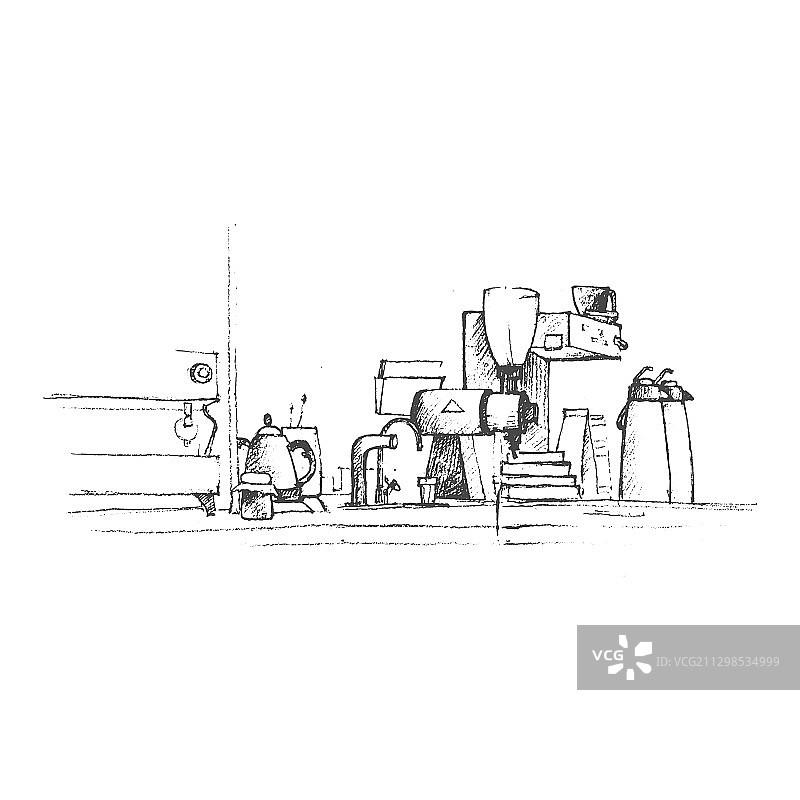 咖啡店设备图片素材