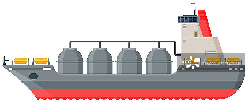 RO RO滚装船侧视图水上运输图片素材