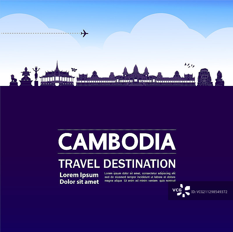柬埔寨旅游目的地图片素材