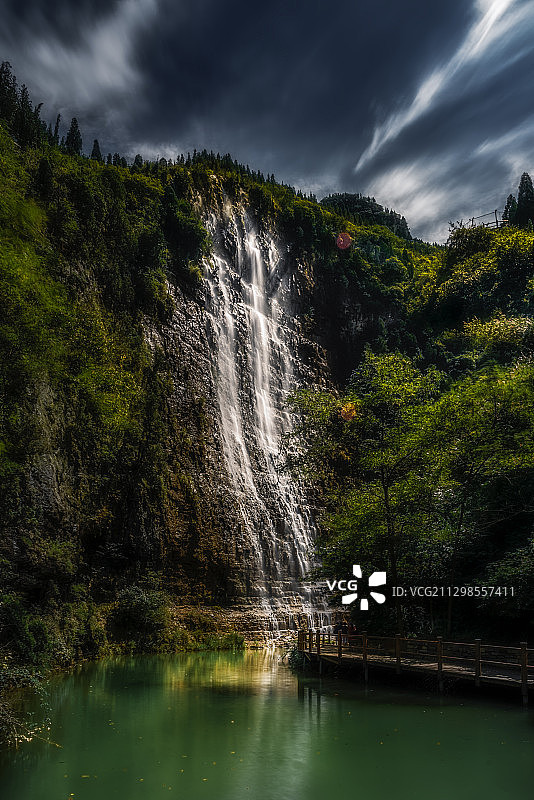 青州黄花溪之百丈崖图片素材