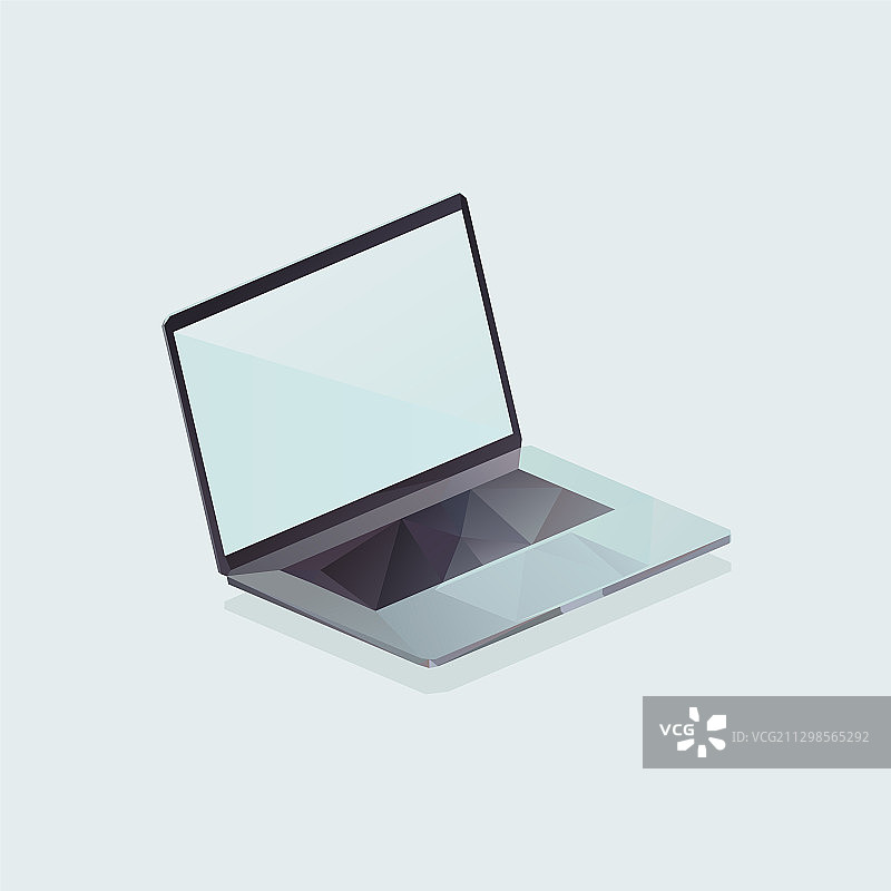 2.5D笔记本多边形图片素材
