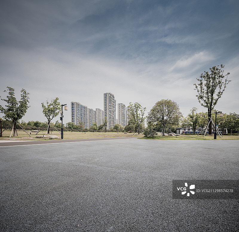 金华湖海塘公园广场图片素材