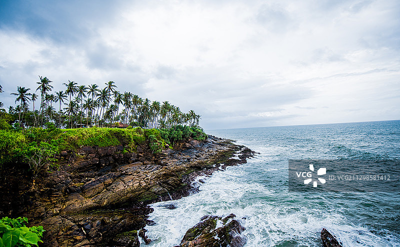 斯里兰卡坦加拉海景图片素材
