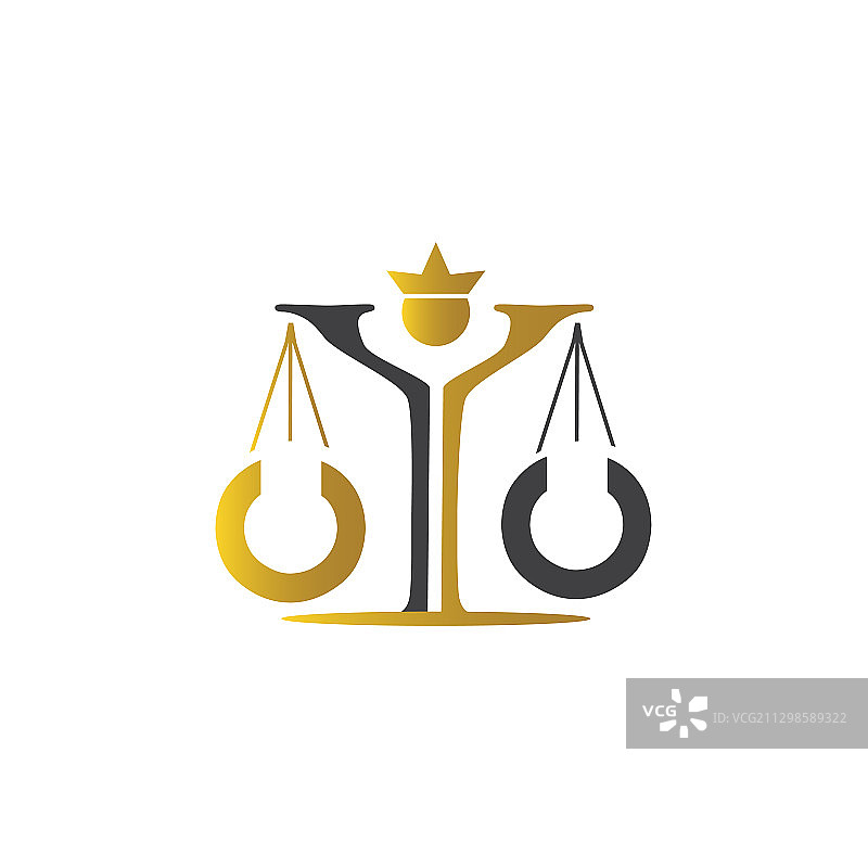 古代天平或正义天平造型人物图片素材