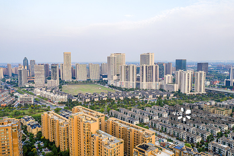 余杭临平城市风光图片素材