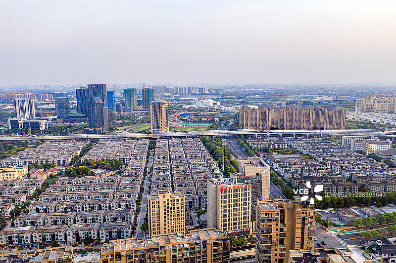 余杭临平城市风光图片素材