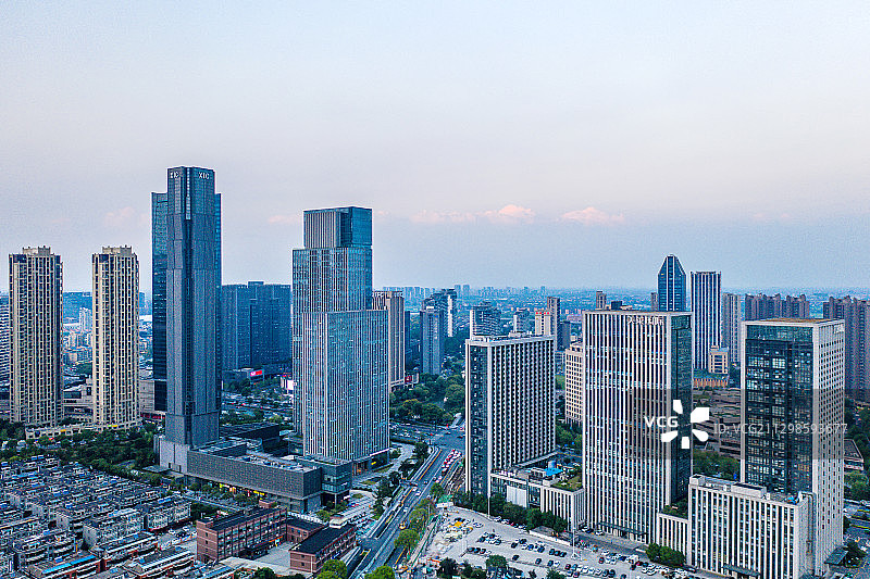 余杭临平城市风光图片素材