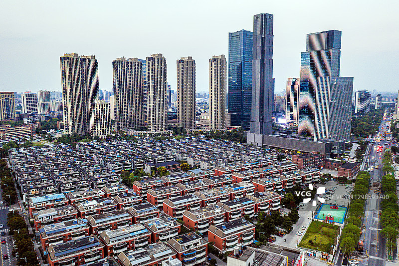 余杭临平城市风光图片素材