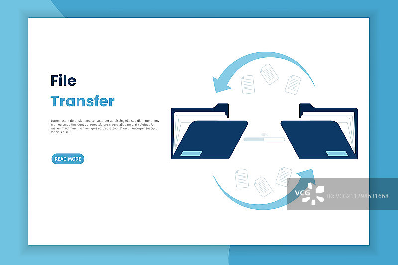 从文件夹传输文件的设计图片素材