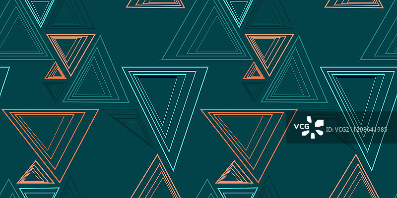 彩色三角形图案图片素材