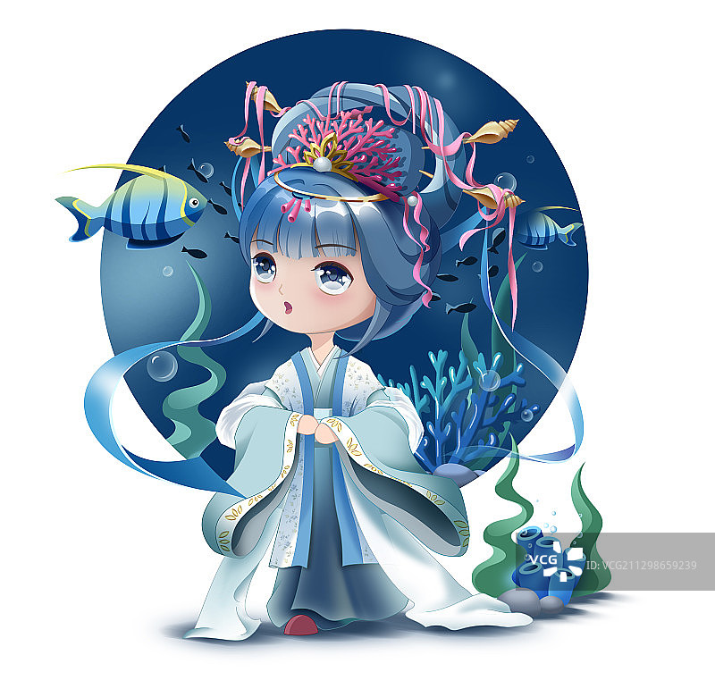 汉服女孩图片素材