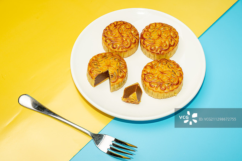 中国,传统,节日,中秋节,月饼,蛋黄,莲蓉,五仁,广式月饼,图片素材