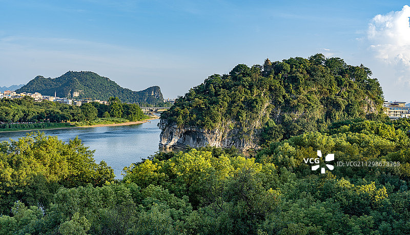 桂林漓江象鼻山图片素材