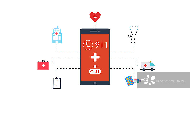 紧急救援概念背景标志图片素材