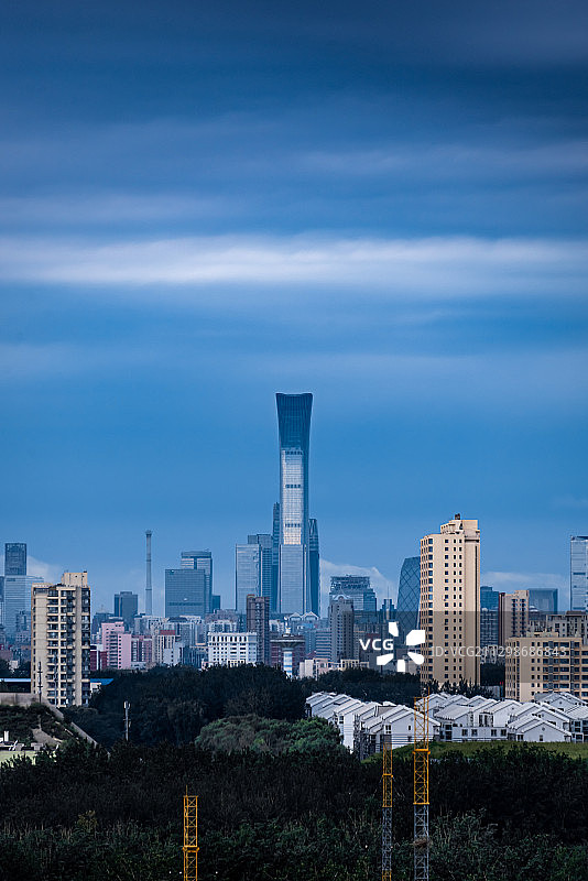 静谧—雨后清晨的北京图片素材