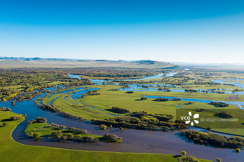 内蒙古呼伦贝尔额尔古纳湿地图片素材
