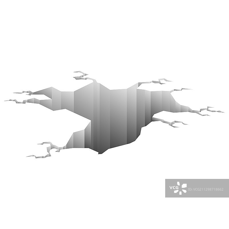 地震裂缝图片素材