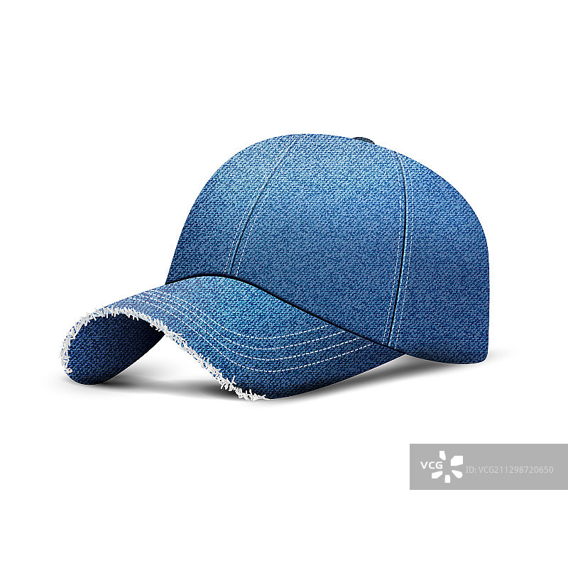 带阴影的牛仔棒球帽图片素材