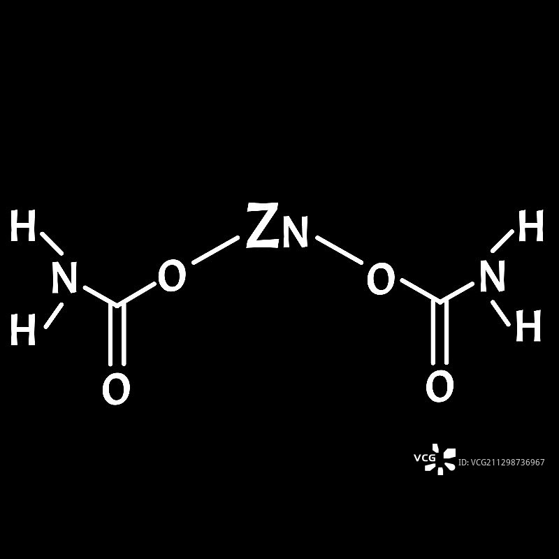 甘氨酸锌分子化学式图片素材