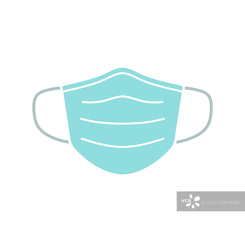 医用口罩N95鼻组织电晕图片素材
