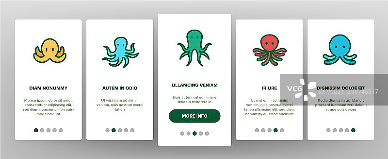 海洋软体动物章鱼图片素材