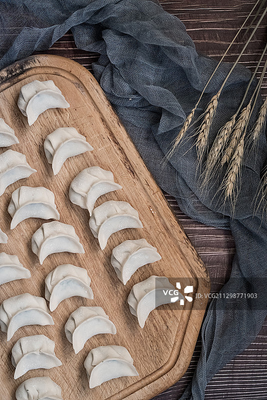 handmade dumplings手工水饺图片素材