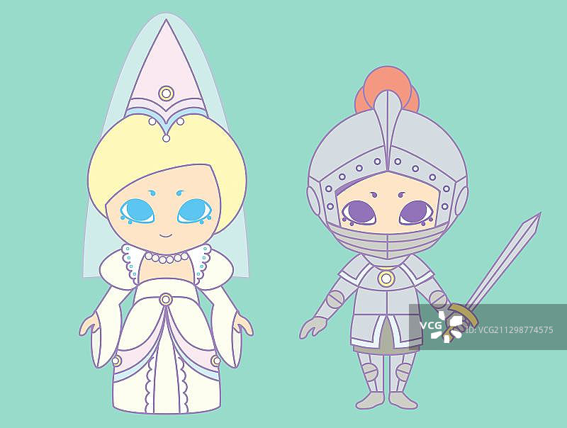 矢量插画：猫咪多视图图片素材