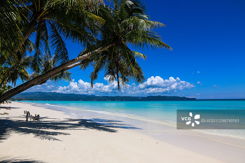 阳光沙滩。图片素材