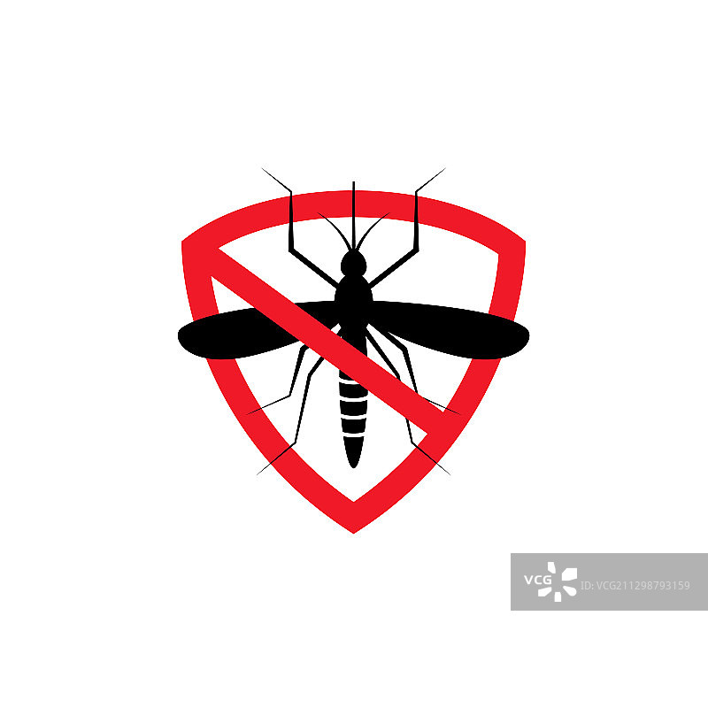 驱蚊标志图标，预防疟疾图片素材