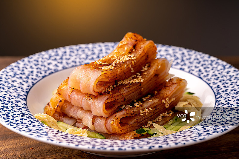 陕西擀面皮图片素材