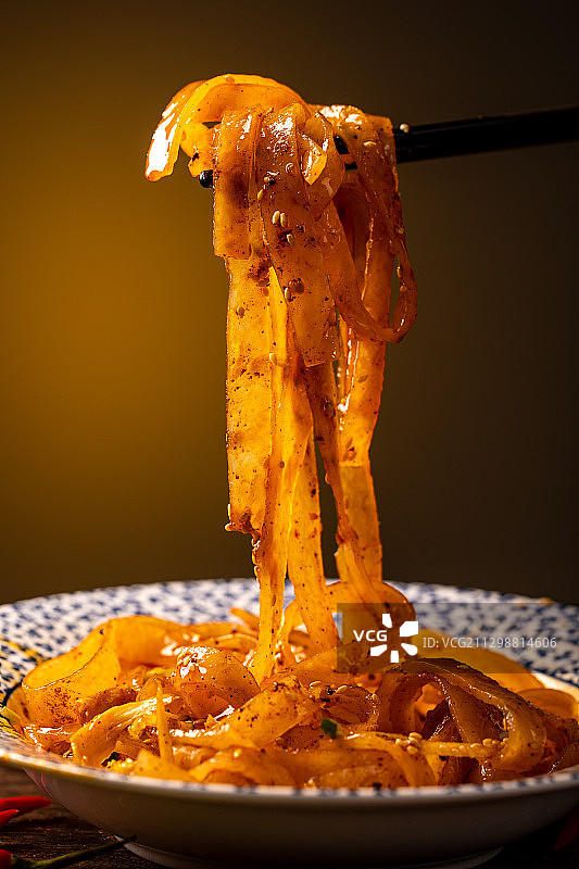 陕西擀面皮图片素材