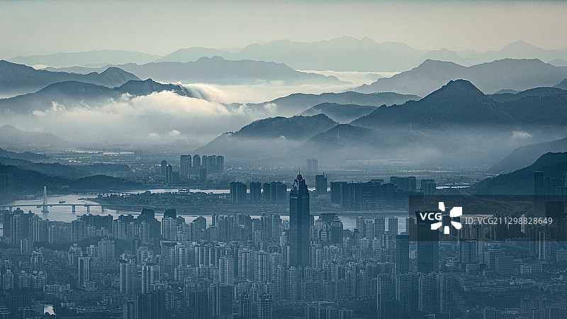 鹿城画卷图片素材