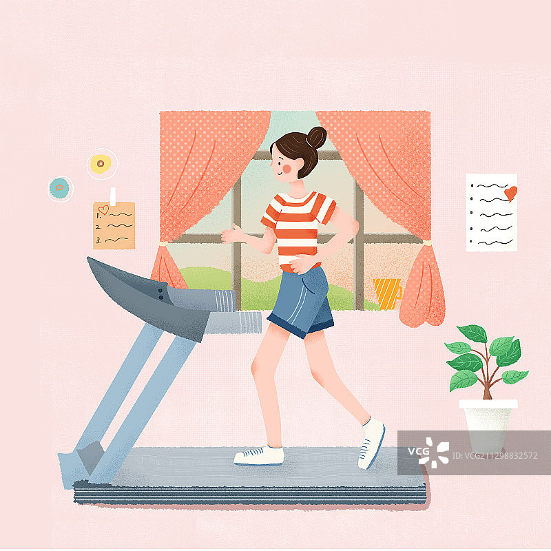 一个人跑步图片素材