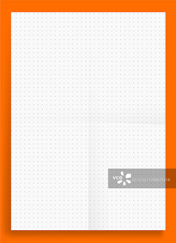 皱褶点状空白A4标准样机图片素材