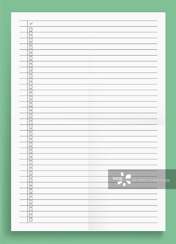 皱巴巴的标准空白A4纸样机图片素材