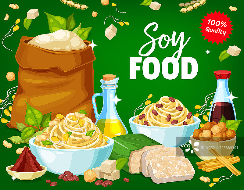 有机天然生态大豆食品产品图片素材