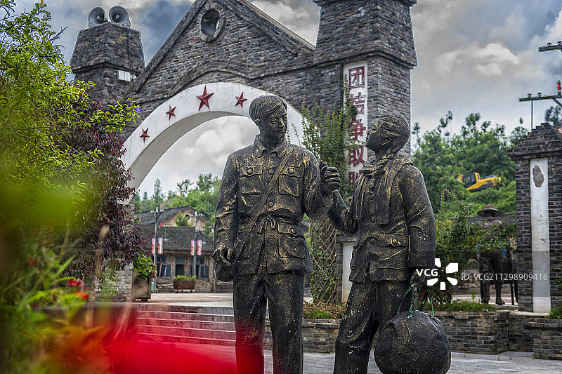 中国，贵州市，铜仁市，朱砂古镇图片素材