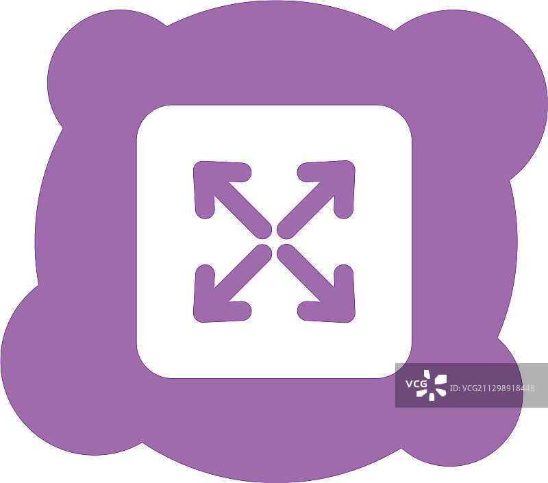 箭头方向块状风格图标图片素材