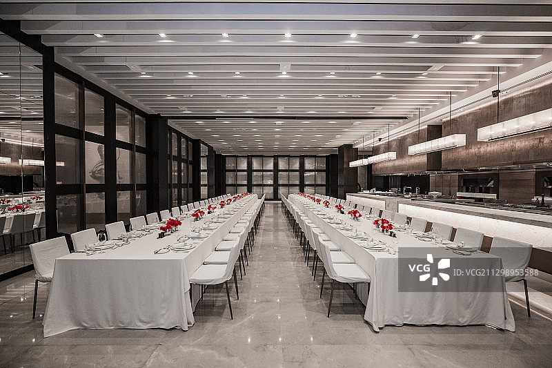 长桌宴会厅图片素材