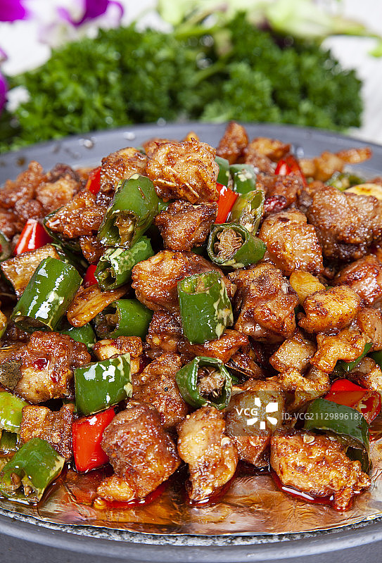 石板兔肉图片素材