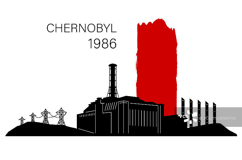 切尔诺贝利核电站灾难瞬间图片素材