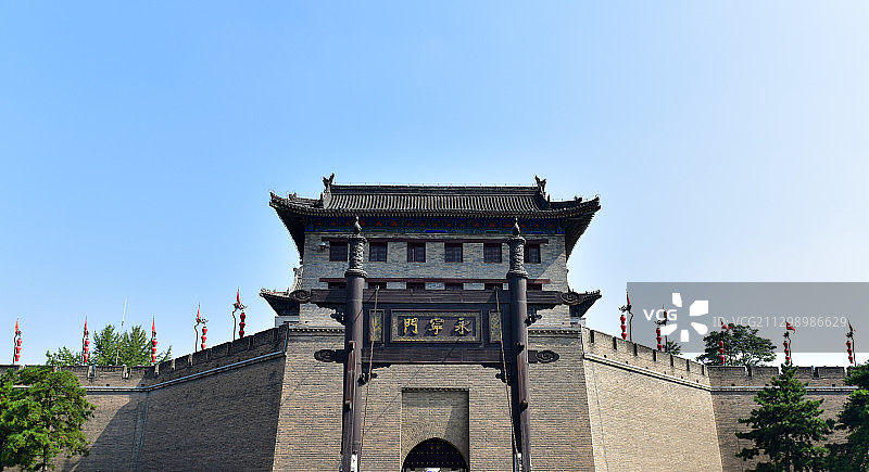 西安城墙永宁门图片素材