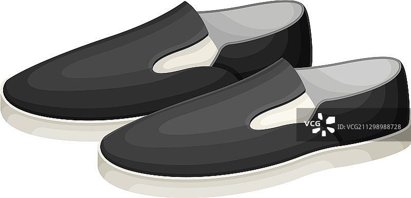 男士休闲乐福鞋或软皮鞋搭配图片素材