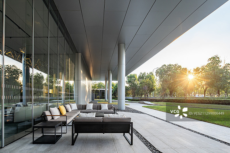 户外洽谈区图片素材