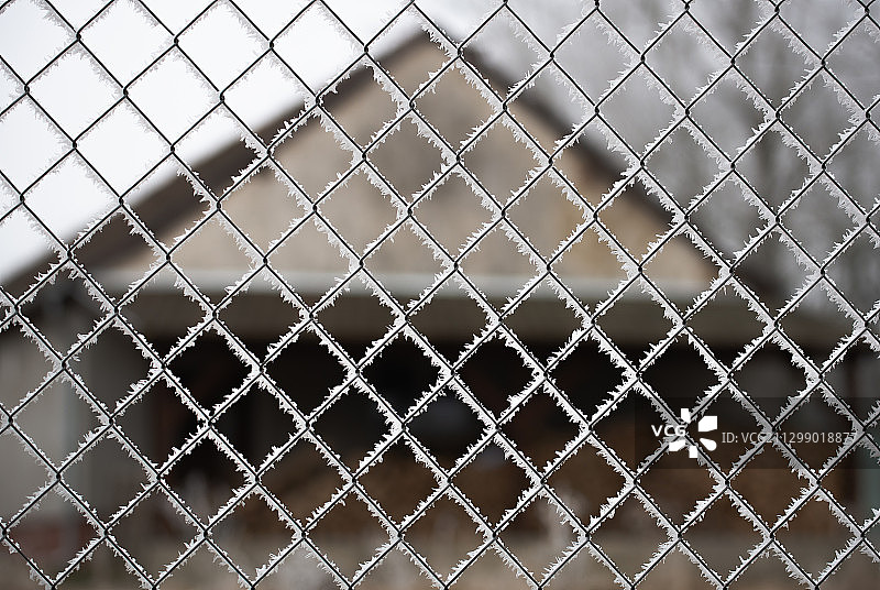 铁丝网特写图片素材