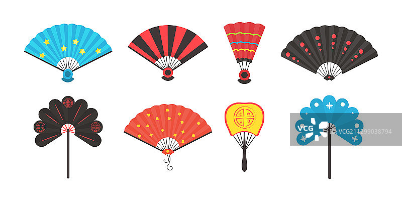 风扇套装图片素材