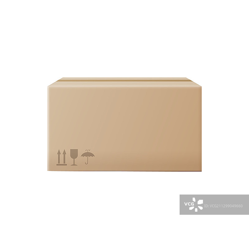 纸箱包装盒模型图片素材