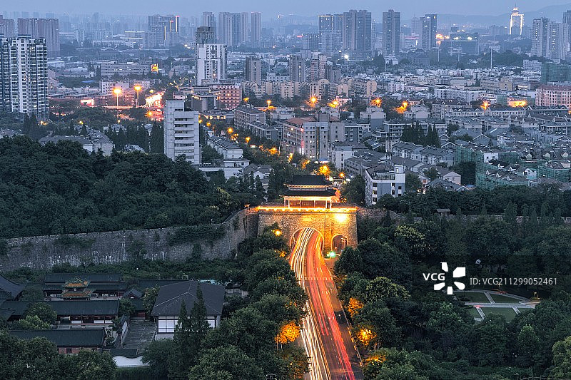 南京明城墙仪凤门图片素材
